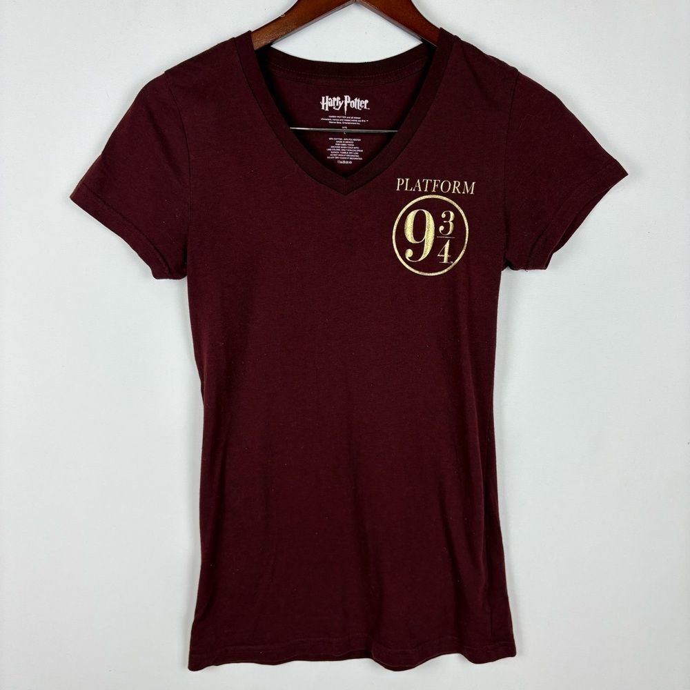 Harry Potter Platform 9 3/4 V-Neck T-Shirt